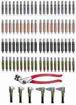 Cleco Fastener Deluxe Kit - Cleco Fasteners, Side Clamps with Padded Pliers